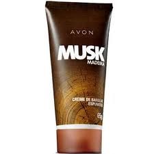 MUSK MADEIRA Creme de barbear espumoso 65g